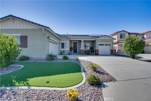 Attached, Exterior, Facade, Solar Panels, Ranch