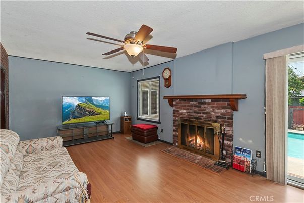 Fireplace, Interior, Wood Texture Flooring