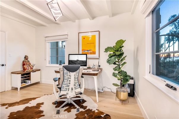 Home Office, Interior, Wood Texture Flooring