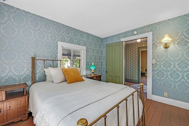 Bedroom, Interior, Wood Texture Flooring