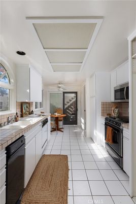 Dining room, Interior, Kitchen, Tile Countertops