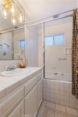 Bathroom, Glass Shower, Interior, Tile Countertops