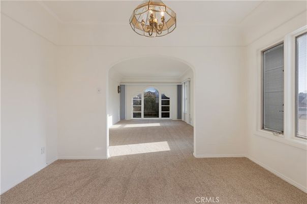 Chandelier, Empty room, Interior