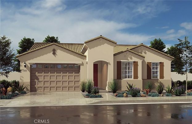 Attached, Exterior, Facade, Spanish Mediterranean