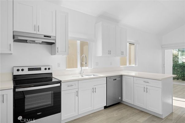 Interior, Kitchen, Wood Texture Flooring