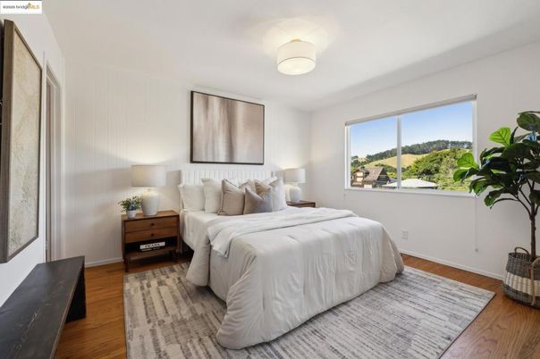 Bedroom, Interior, Wood Texture Flooring