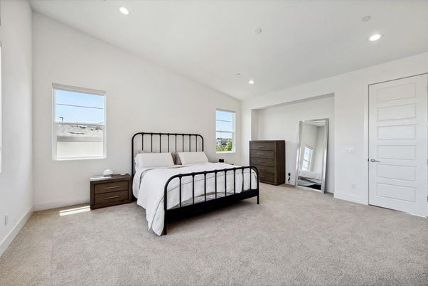 Bedroom, Interior, Recessed Lighting