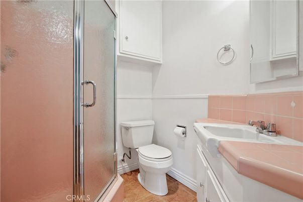 Bathroom, Glass Shower, Interior, Tile Countertops