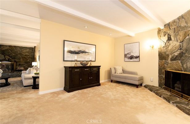 Fireplace, Interior, Living room, Stone Walls