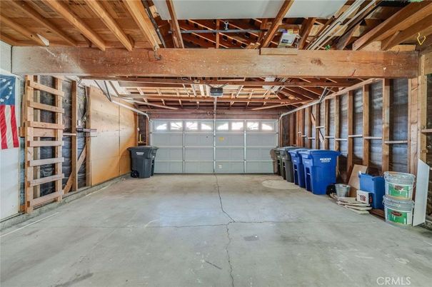 Garage, Interior, Wooden Beams, Wooden Ceilings