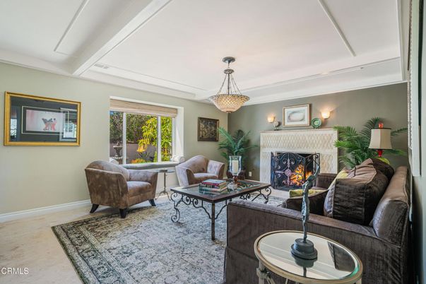 Fireplace, Interior, Living room, Pendant Lights