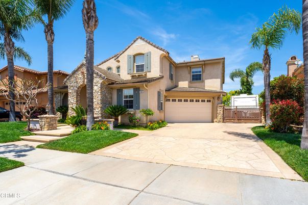Attached, Backyard, Exterior, Facade, Mediterranean