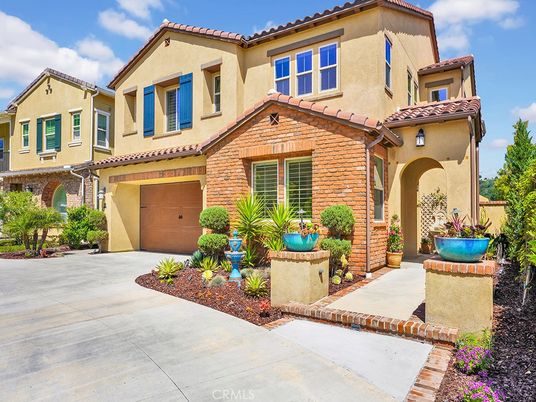 Attached, Exterior, Facade, Brick Facade, Mediterranean