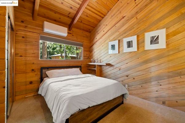 Bedroom, Interior, Wooden Beams, Wooden Ceilings, Wooden Walls