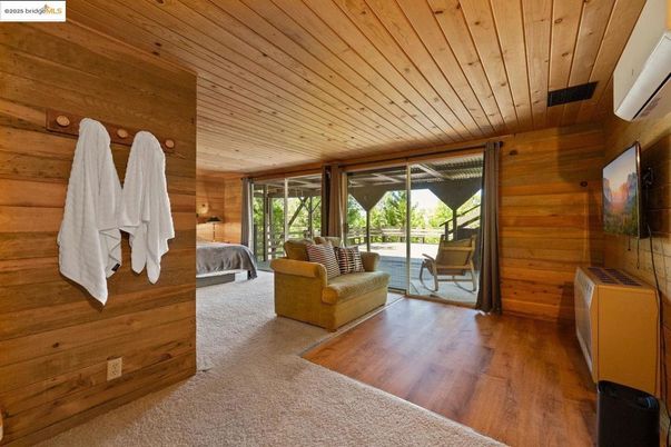 Bedroom, Interior, Wooden Ceilings, Wood Texture Flooring, Wooden Walls