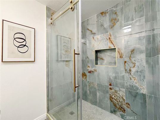 Bathroom, Glass Shower, Interior