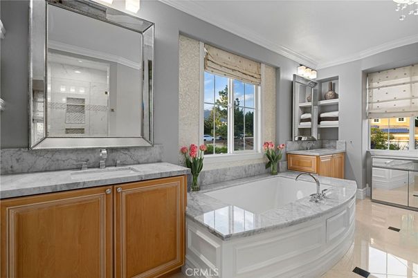 Bathroom, Interior, Marble Walls