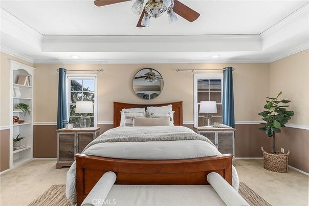 Bedroom, Interior, Recessed Lighting