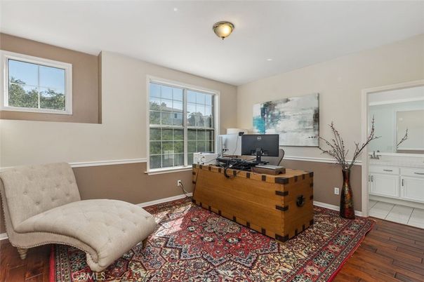 Home Office, Interior, Wood Texture Flooring