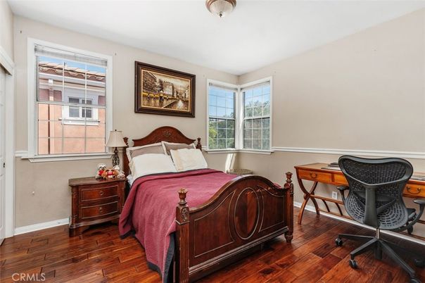 Bedroom, Home Office, Interior, Wood Texture Flooring