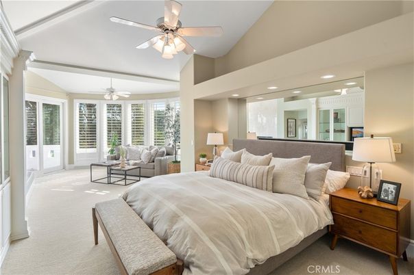 Bedroom, Interior, Recessed Lighting