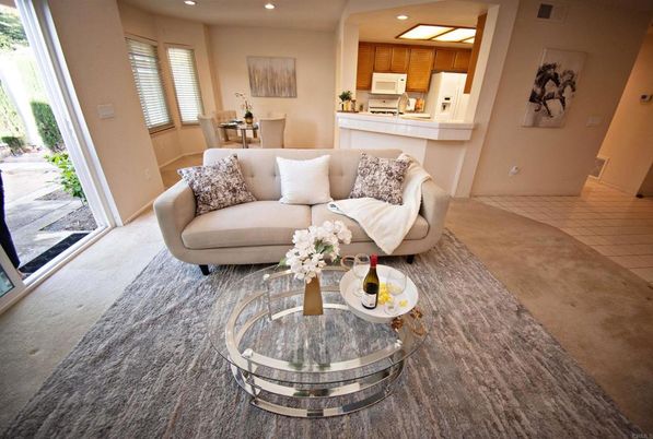 Interior, Kitchen, Living room, Recessed Lighting
