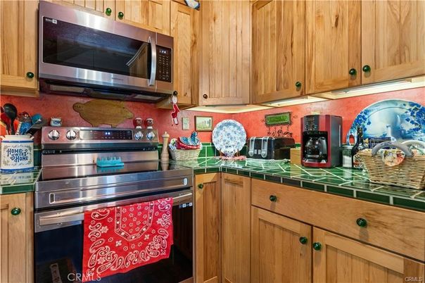 Interior, Kitchen, Stainless Steel Appliances, Tile Countertops