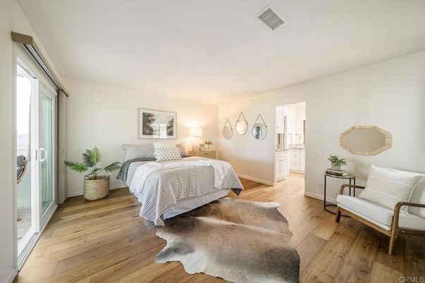 Bedroom, Interior, Wood Texture Flooring