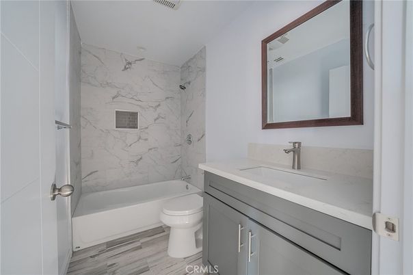 Bathroom, Interior, Marble, Marble Walls, Wood Texture Flooring