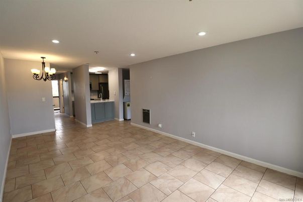 Chandelier, Empty room, Interior, Kitchen, Recessed Lighting