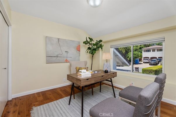 Home Office, Interior, Wood Texture Flooring