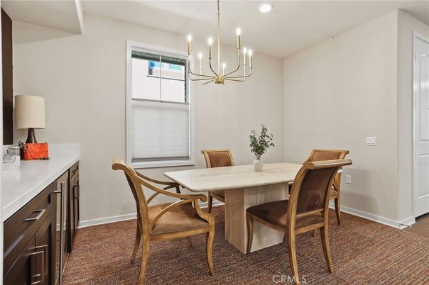 Chandelier, Dining room, Interior, Recessed Lighting