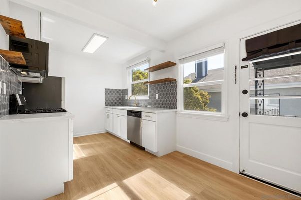 Interior, Kitchen, Wood Texture Flooring