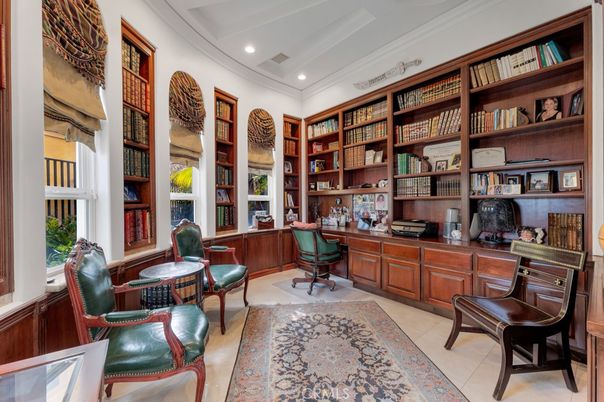 Home Office, Interior, Recessed Lighting