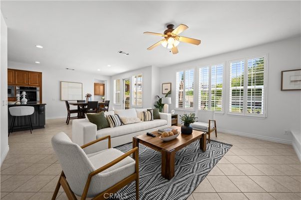 Dining room, Interior, Kitchen, Living room, Recessed Lighting