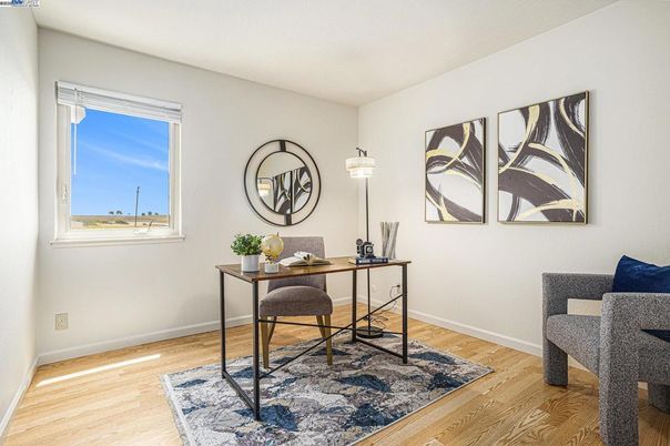 Home Office, Interior, Wood Texture Flooring