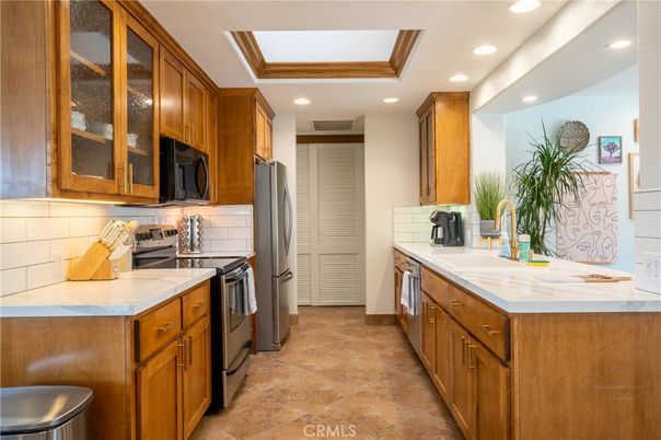 Interior, Kitchen, Recessed Lighting, Stainless Steel Appliances