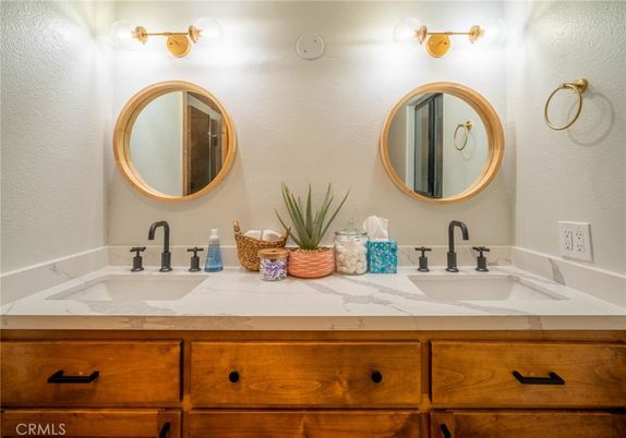 Bathroom, Dual Sink Vanities, Interior, Tile Countertops