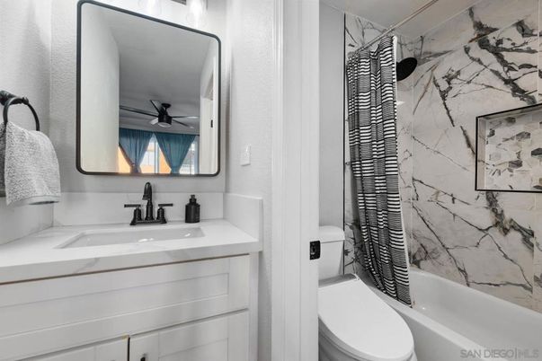 Bathroom, Interior, Marble Walls