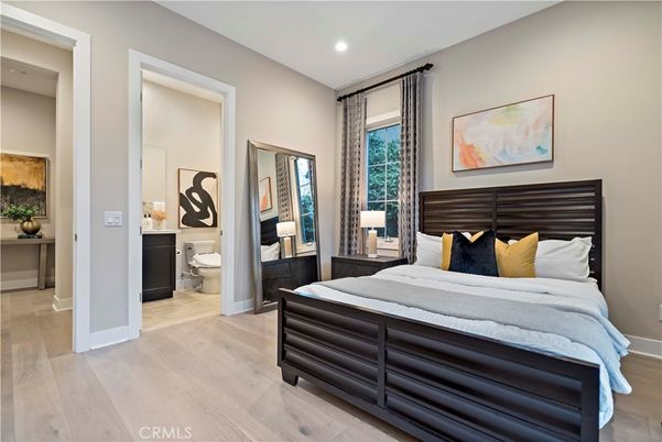 Bathroom, Bedroom, Interior, Recessed Lighting, Wood Texture Flooring