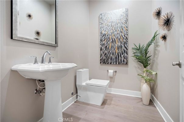 Bathroom, Interior, Wood Texture Flooring