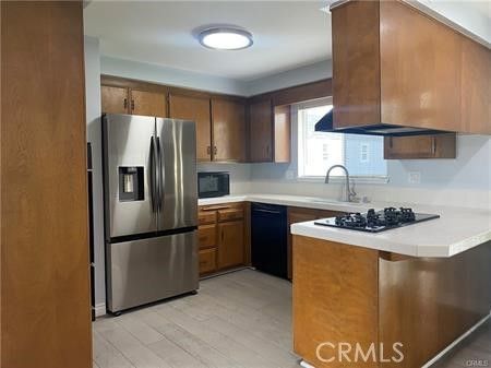 Interior, Kitchen, Wood Texture Flooring