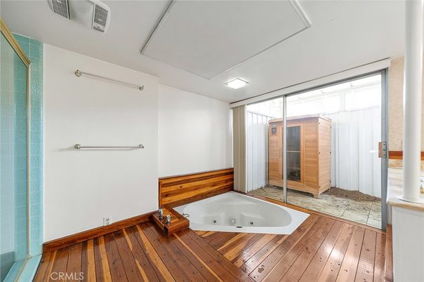 Bathroom, Interior, Wood Texture Flooring