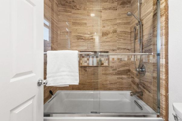 Bathroom, Glass Shower, Interior