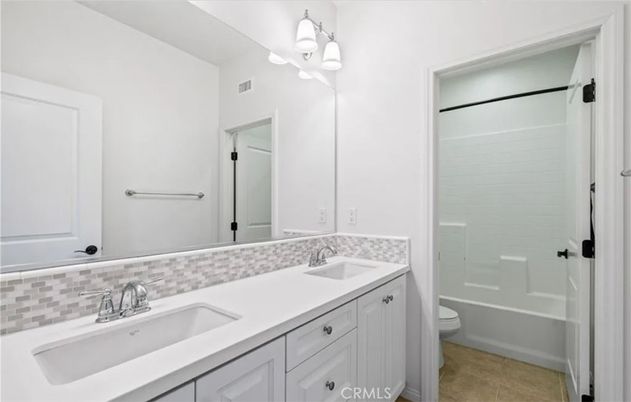 Bathroom, Dual Sink Vanities, Glass Shower, Interior