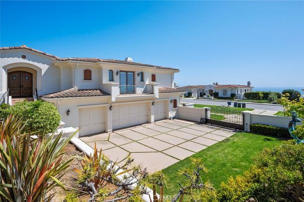 Attached, Backyard, Exterior, Facade, Water, Mediterranean