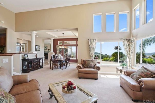 Dining room, Fireplace, Interior, Living room, Pendant Lights, Recessed Lighting