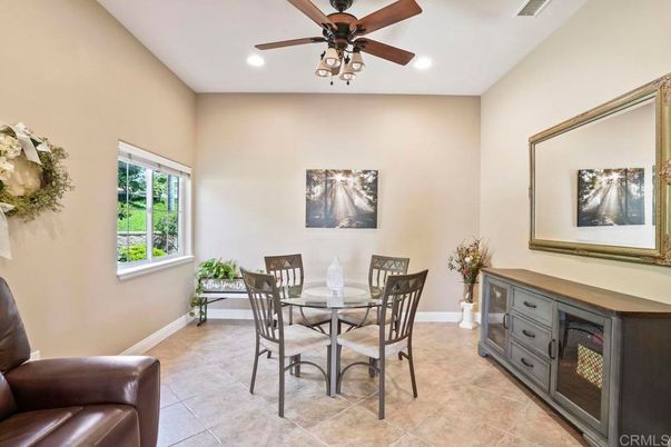 Dining room, Interior, Recessed Lighting