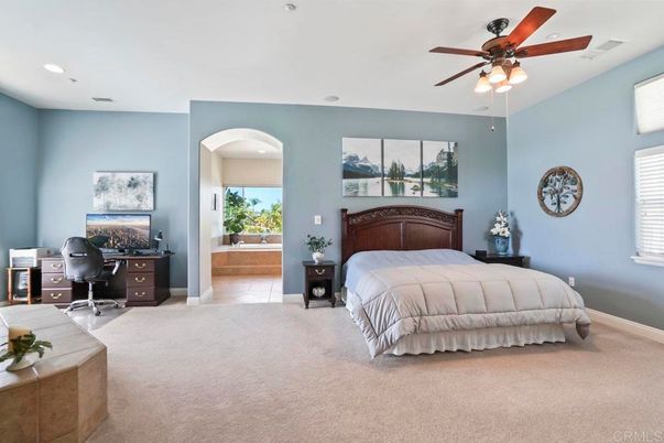Bedroom, Home Office, Interior, Recessed Lighting