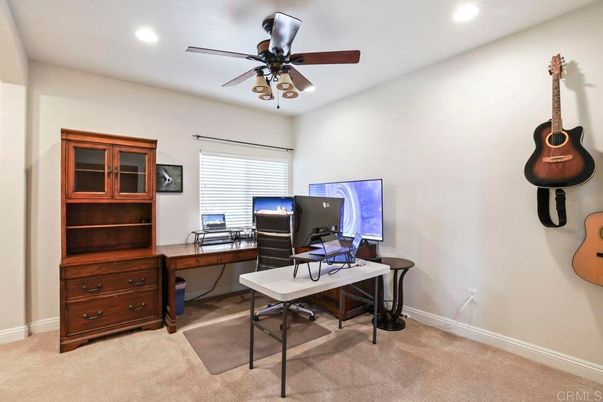 Home Office, Interior, Recessed Lighting